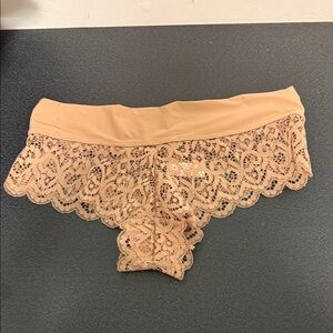 Lace Trim Tan Women's Intimate